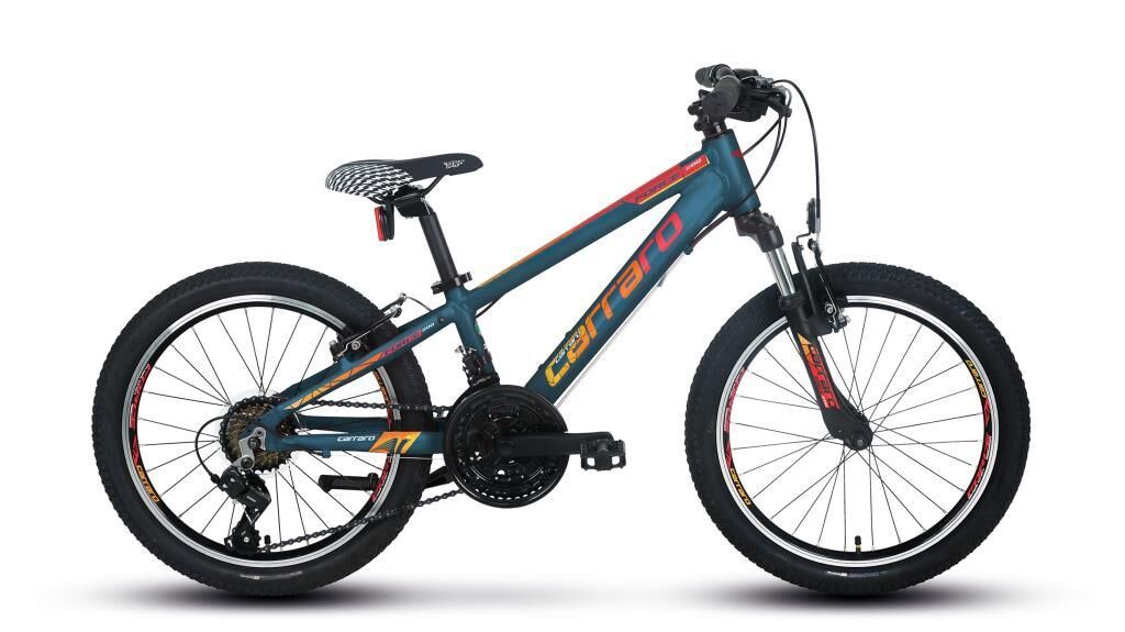 Carraro Force 200 20 Jant  21 Vitesli Çocuk Bisikleti (115 /140 cm arası boy) Petrol Kırmızı