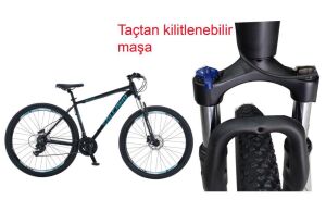 Salcano NG Team 200-21 27.5HD 18 Kadro Hidrolik Disk Fren Dağ Bisikleti (170 cm üstü boy) Siyah Mavi