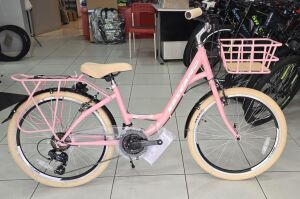 Salcano Flyer 24 Jant Genç Kız Bisiklet (140/160 cm arası boy) Pudra Pembe