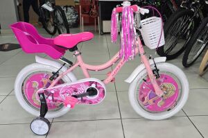 Salcano Muki 16 Jant Kız Çoçuk Bisikleti (105/120 cm arası boy) Pudra Pembe