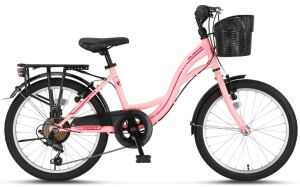 ÜMİT 2027 ALANYA 20 Jant Kız Çocuk Bisikleti (120/140 cm Boy) AÇIK PEMBE