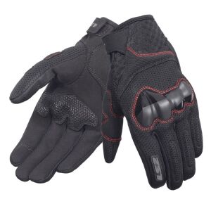 LS2 Chaki Evo Yazlık Motosiklet Eldiveni Kp-1 Sertifikalı Ce Korumalı Alc Motosiklet Siyah - MEDIUM