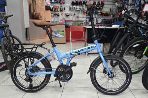 Carraro Flexi 121 HD 21 Vites Hidrolik Disk Fren Katlanır Bisiklet Mavi