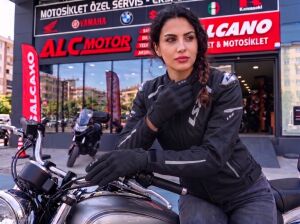 LS2 Dart 2 Evo Kadın Yazlık Motosiklet Eldiveni Kp-1 Sertifikalı Ce Korumalı Alc Motosiklet Siyah - MEDIUM