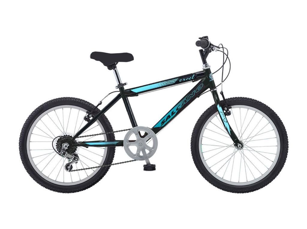 Salcano Excel 20 Jant Vitesli Çocuk Bisikleti (120/145 cm boy) Siyah Turkuaz
