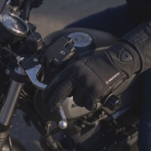 Revit Crater 3 Windstoper Kışlık Motosiklet Eldiveni Kp-1 Sertifikalı Ce Korumalı Alc Motosiklet Siyah - MEDIUM