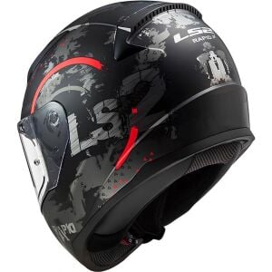 LS2 Rapid 2 Circle Motosiklet Kapalı Kask ECE 22.06 sertifikalı