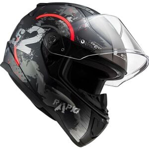 LS2 Rapid 2 Circle Motosiklet Kapalı Kask ECE 22.06 sertifikalı
