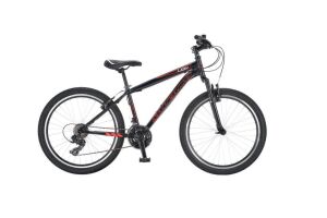 Salcano Lion 24 Jant Çocuk Bisikleti (135-155 cm boy) Siyah Kırmızı Beyaz
