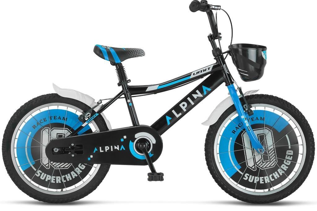 Ümit Alpina 20 Jant Çocuk Bisikleti 2047 (120-140 cm arası boy) Siyah Mavi
