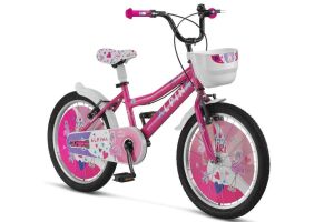 Ümit Alpina 20 Jant Çocuk Bisikleti 2047 (120-140 cm arası boy) Pembe Beyaz