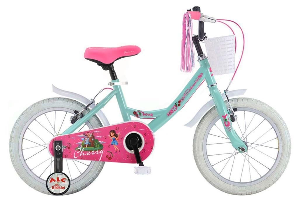 Salcano Cherry 16 Jant Kız Çoçuk Bisikleti (105/120 cm arası boy) Turkuaz