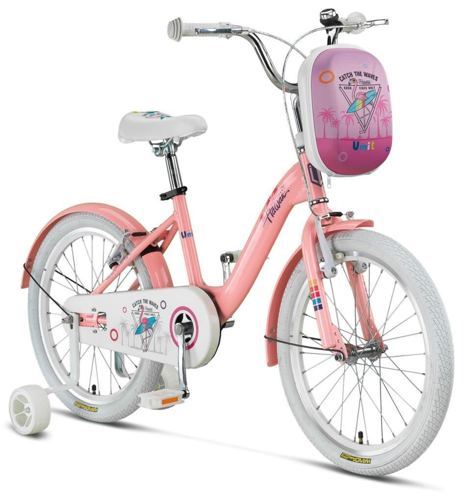 Ümit Hawai 20 Jant Kız Çocuk Bisikleti 2025 (120-140 cm arası boy) Pembe