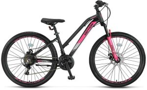 Ümit Motion 24 Jant Disk Fren Genç Kız Bisikleti 2479 (130 / 155 cm arası boy) Siyah Pembe