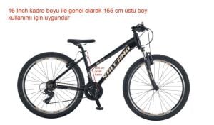 Salcano NG Team Lady 200 26 V Pabuç Fren Kadın Dağ Bisikleti (155 cm üstü boy) Siyah Altın