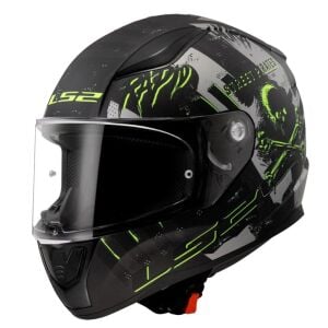 LS2 Rapid 2 Pirates Motosiklet Kapalı Kask Ece 22.06 Sertifikalı Alc Motosiklet Titanium - LARGE