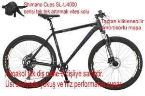 Salcano NG Future  29HD 21 Kadro 1x9 Vites Hidrolik Fren Büyük Boy Dağ Bisikleti (185 cm üstü) Siyah Mavi