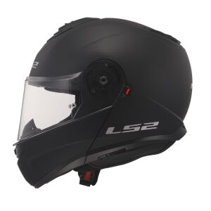 LS2 Strobe 2 Motosiklet Çene Açılır Kask Ece 22.06 Sertifikalı Alc Motosiklet Mat Siyah - MEDIUM