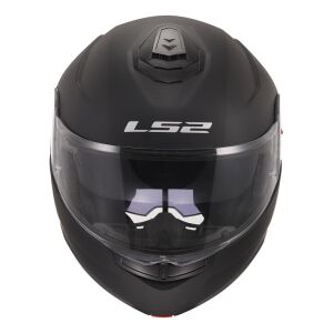 LS2 Strobe 2 Motosiklet Çene Açılır Kask Ece 22.06 Sertifikalı Alc Motosiklet Mat Siyah - LARGE
