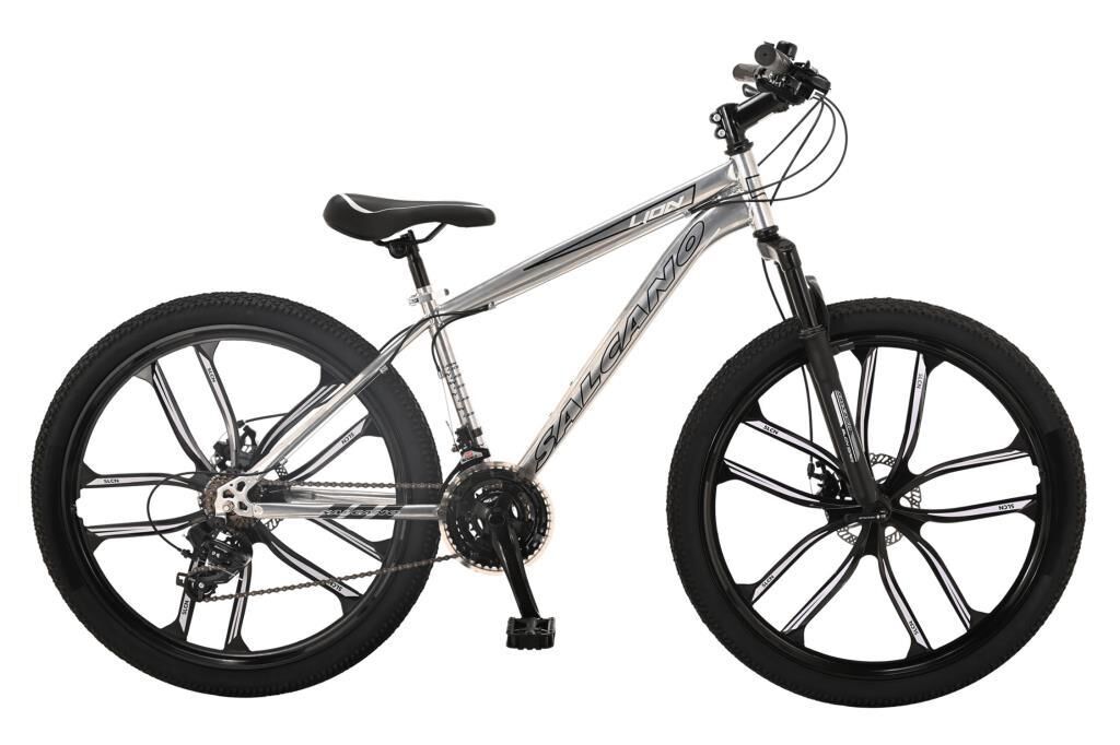 Salcano Lion  26 MD15 Mono Disk Fren Bisiklet (150 ile 170cm arası boy) Krom Siyah