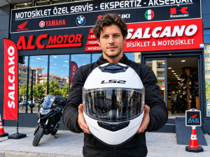 LS2 Strobe 2 Motosiklet Çene Açılır Kask Ece 22.06 Sertifikalı Alc Motosiklet Beyaz - MEDIUM