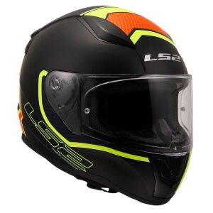 LS2 Rapid 2 Extra Motosiklet Kapalı Kask ECE 22.06 sertifikalı Mat Neon Sarı Navy - MEDIUM