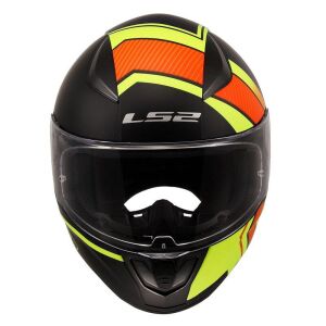 LS2 Rapid 2 Extra Motosiklet Kapalı Kask ECE 22.06 sertifikalı Mat Neon Sarı Navy - MEDIUM