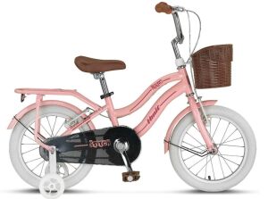 ÜMİT 1641 STITCH 16 Jant Kız Çocuk Bisikleti (100-120 cm Boy) Pembe Beyaz