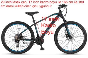 Ümit Arcus 29 Jant Dağ Bisikleti 2913 (165-180 cm arası boy) Siyah Mavi Beyaz