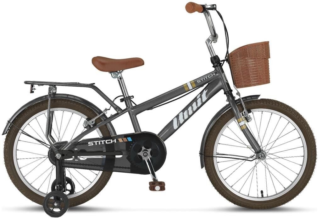 Ümit Stitch 20 Jant Erkek Çocuk Bisikleti 2040 (120-140 cm arası boy) Antrasit Kahve