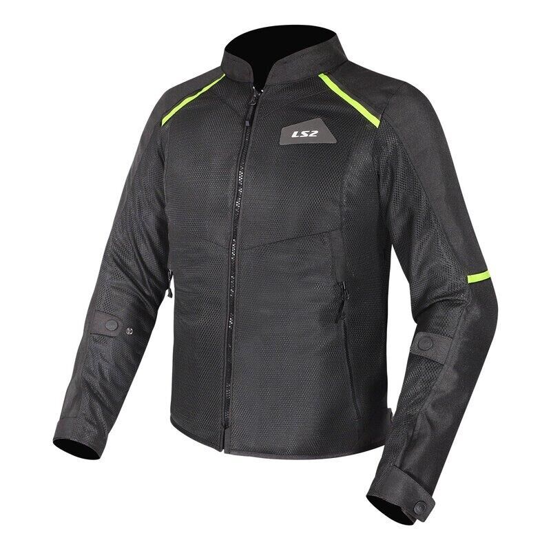 LS2 Breeze Yazlık Motor Montu Siyah Neon Sarı - XLARGE