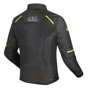 LS2 Breeze Yazlık Motor Montu Siyah Neon Sarı - XXLARGE