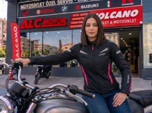 Prohel Colombia 4 Mevsim Kadın Motosiklet Montu Ce Korumalı Alc Motosiklet