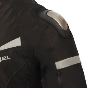 Prohel Colombia 4 Mevsim Kadın Motosiklet Montu Ce Korumalı Alc Motosiklet Siyah Pembe - MEDIUM
