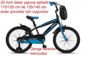Ümit Hotshot 20 Jant Çocuk Bisikleti 2010 (120-140 cm arası boy) Siyah Mavi