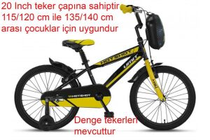 Ümit Hotshot 20 Jant Çocuk Bisikleti 2010 (120-140 cm arası boy) Siyah Sarı