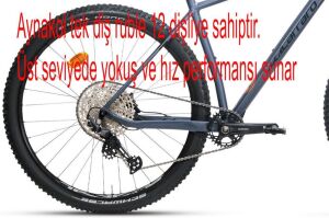Carraro Big 912D 29 Jant 48 Kadro 12 Vites Dağ Bisikleti (175 cm üstü boy) Gece Mavi Siyah Turuncu