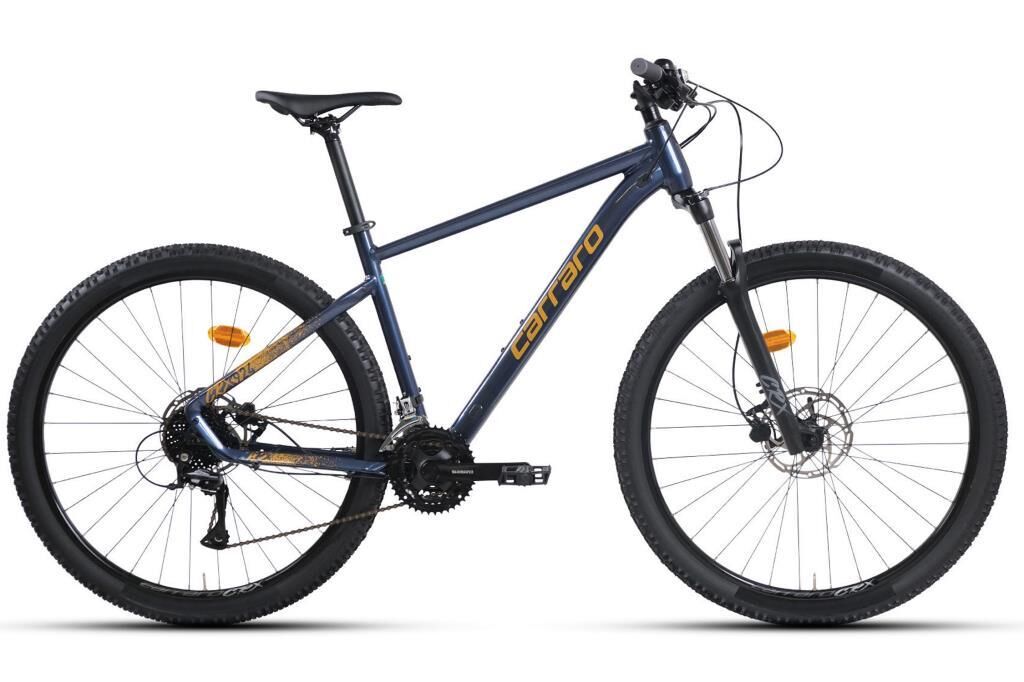Carraro Crx 924 29 Jant 52 Kadro 24 Vites Dağ Bisikleti (180 cm üstü boy) Parıltılı Lacivert Bronz