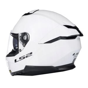 LS2 Stream 2 Motosiklet Kapalı Kask Ece 22.06 Sertifikalı Alc Motosiklet Beyaz - MEDIUM