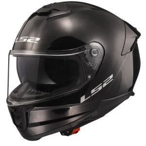 LS2 Stream 2 Motosiklet Kapalı Kask Ece 22.06 Sertifikalı Alc Motosiklet Siyah - SMALL