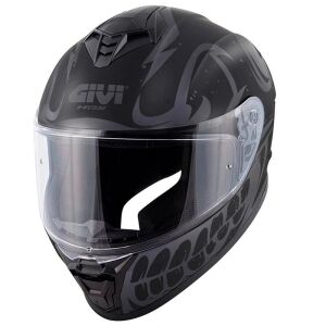 Givi 50.X Bones Full Face Motosiklet Kaskı ECE 22.06 sertifikalı Siyah Gri - LARGE