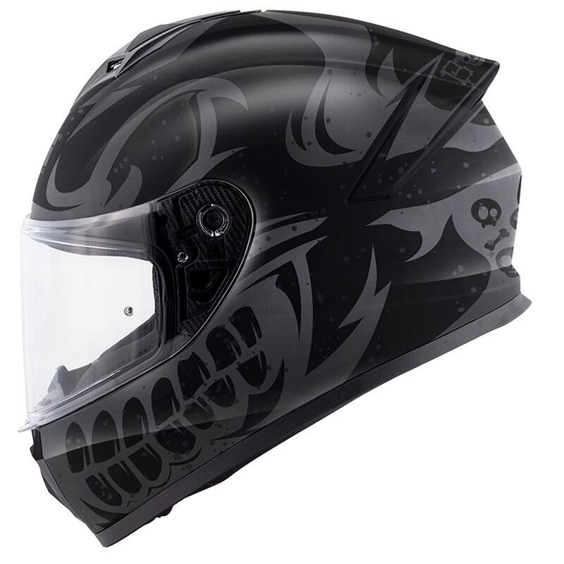 Givi 50.X Bones Full Face Motosiklet Kaskı ECE 22.06 sertifikalı Siyah Gri - 2XLarge