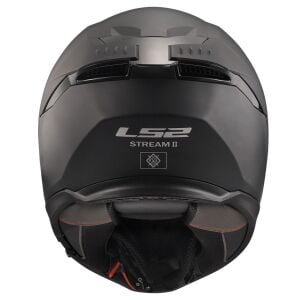 LS2 Stream 2 Motosiklet Kapalı Kask Ece 22.06 Sertifikalı Alc Motosiklet Mat Siyah - SMALL