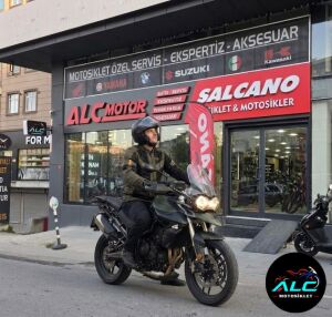 LS2 Blade Air Motosiklet Erkek Montu A seviye CE serfikalı ALC Motosiklet Haki Turuncu - LARGE