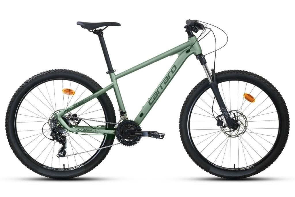 Carraro Crx 921 29 Jant 44 Kadro 21 Vites Dağ Bisikleti (168 ile 178 cm arası boy) Ada Çayı Koyu Yeşil