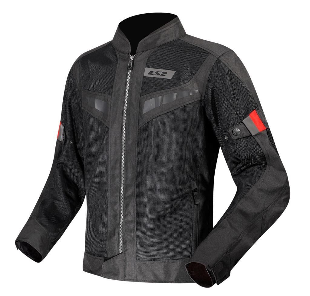 LS2 Blade Air Motosiklet Erkek Montu A seviye CE serfikalı ALC Motosiklet Siyah Kırmızı - XLARGE
