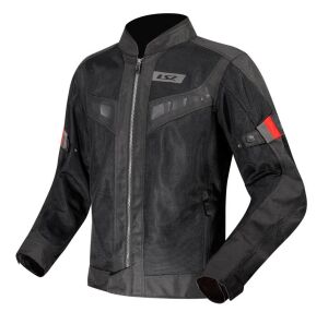 LS2 Blade Air Motosiklet Erkek Montu A seviye CE serfikalı ALC Motosiklet Siyah Kırmızı - XLARGE