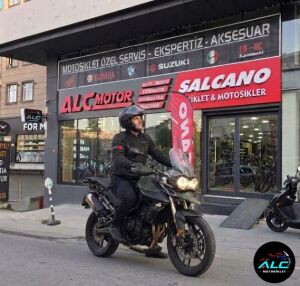 LS2 Blade Air Motosiklet Erkek Montu A seviye CE serfikalı ALC Motosiklet Siyah Kırmızı - XLARGE