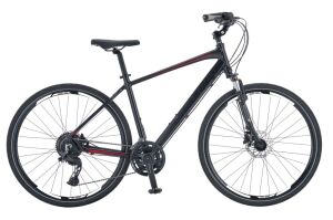 Salcano City Sport 700 2x10 Cues Sistem Şehir Bisikleti 19 Kadro (175 cm üstü boy) Siyah Kırmızı