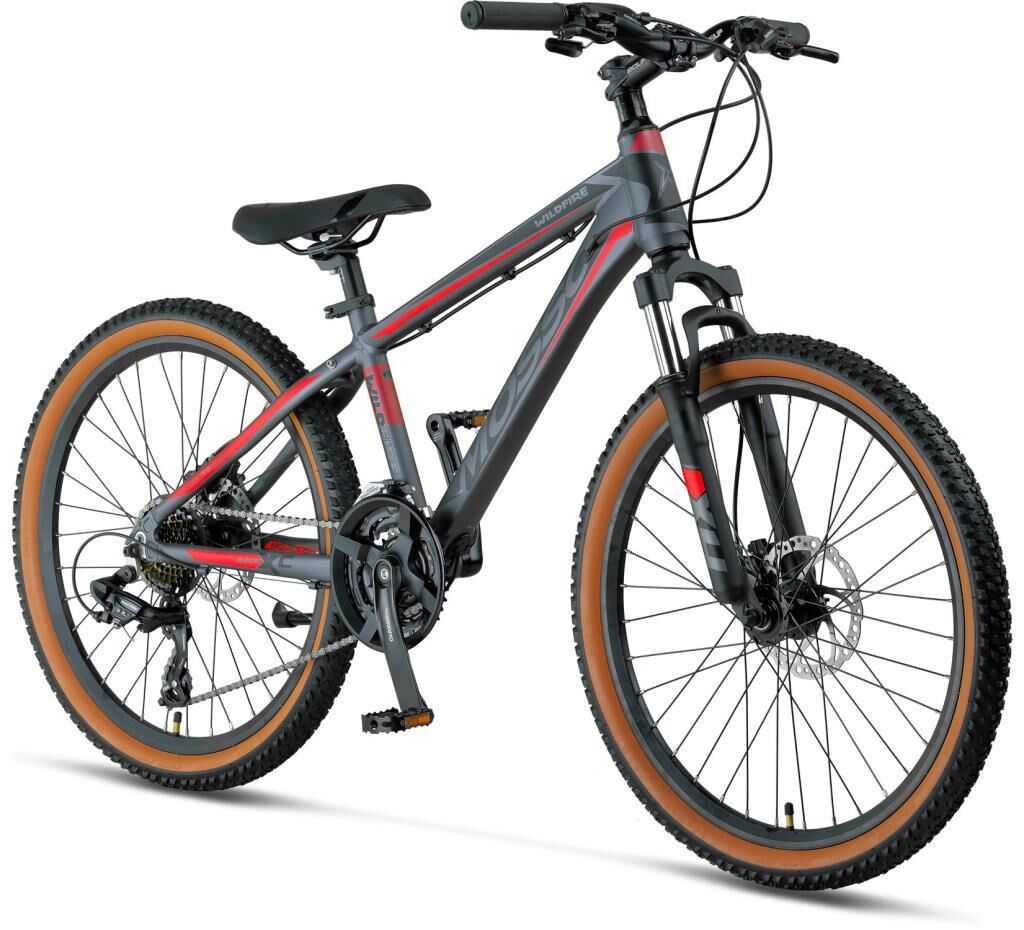 Mosso Wildfire 24H 13 Kadro Hidrolik Disk Fren Dağ Bisikleti (135 / 155 cm arası boy) Mat Antrasit